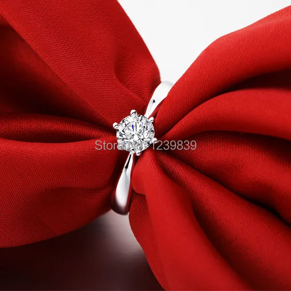 Оптовые Модные кольца для возлюбленной пары 1.25Ct кольцо из стерлингового серебра