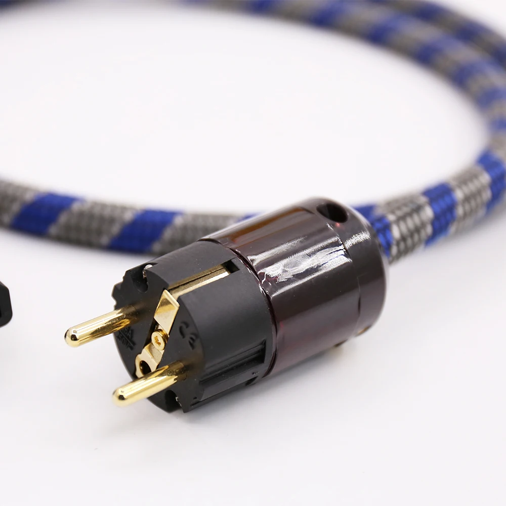 Audiocrast P092 HI End EU Schuko сетевой кабель шнур питания типа OFC медные евро шнуры