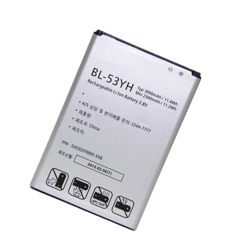 QrxPower оригинальный BL 53YH аккумулятор для мобильного телефона LG G3 D855 D850 D858 D859 F460 VS985