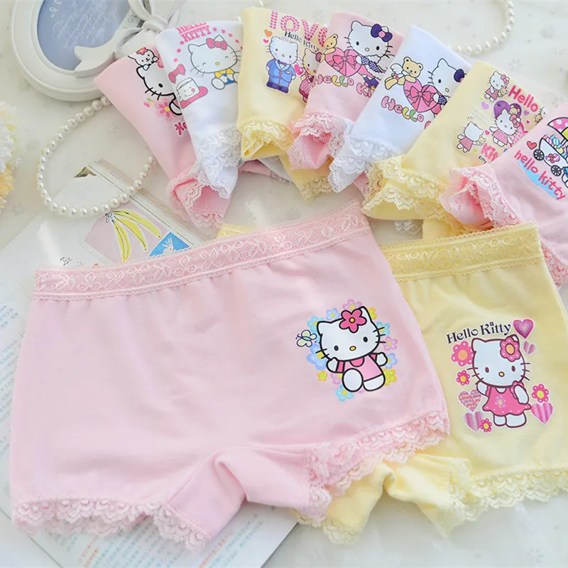 3 шт./лот Новые Детские мультфильм печатных хлопка Нижнее Бельё для девочек