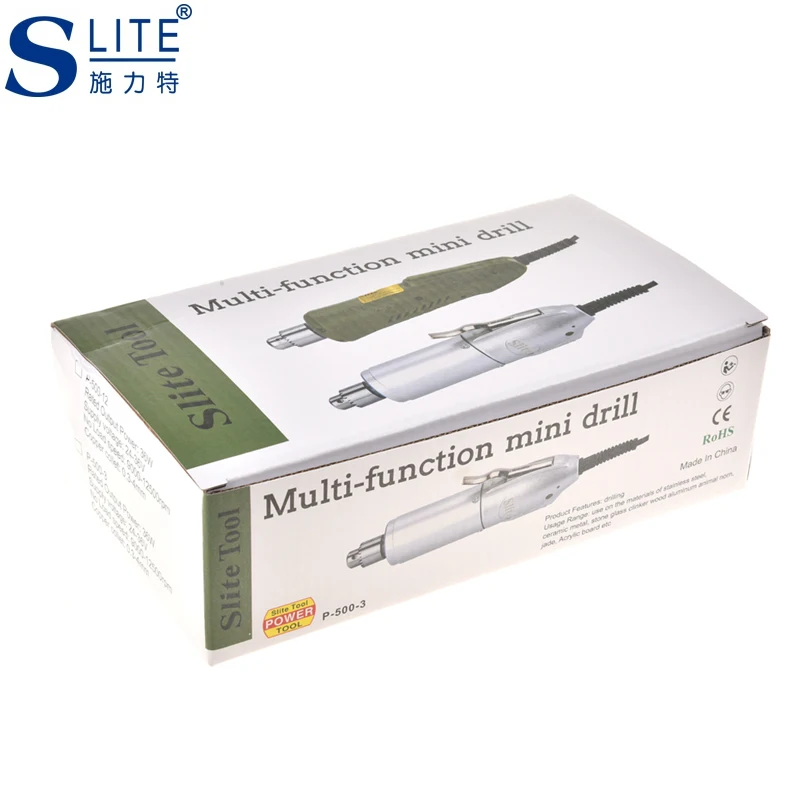 Slite Мини электрическая дрель шлифовальный станок с переменной скоростью Dremel