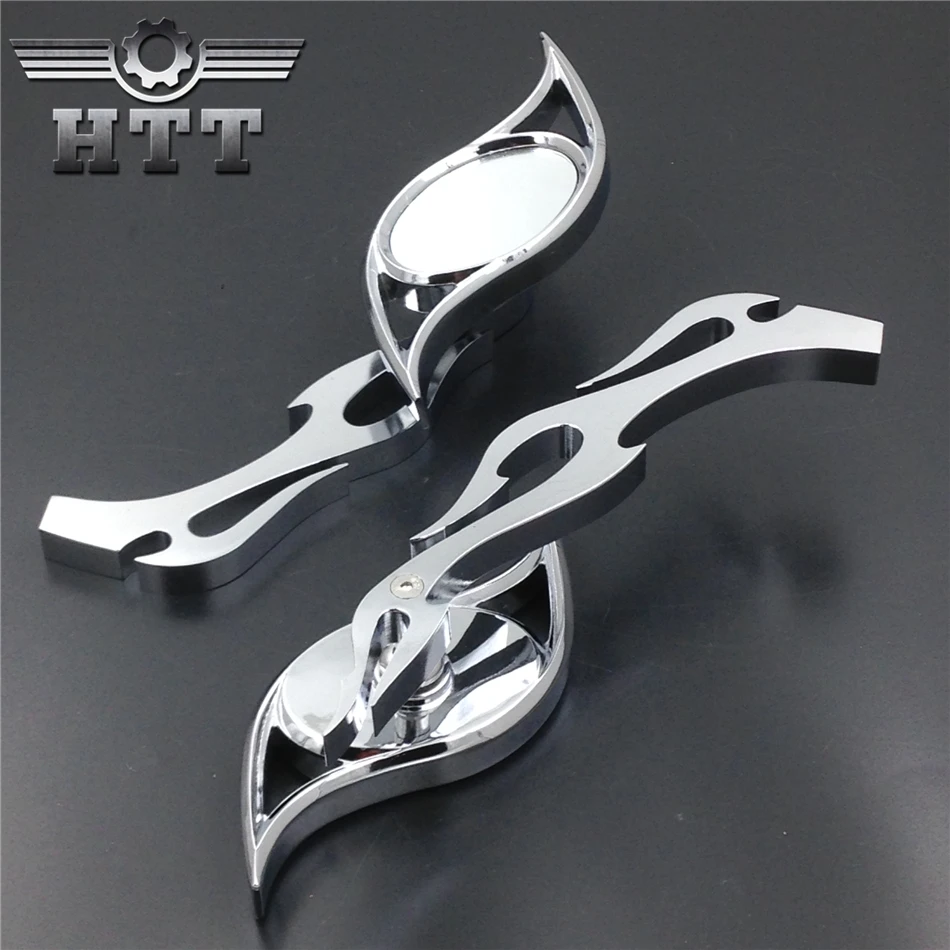 Запчасти для мотоциклов хромированное ходовое зеркало на заказ подходит Honda Suzuki