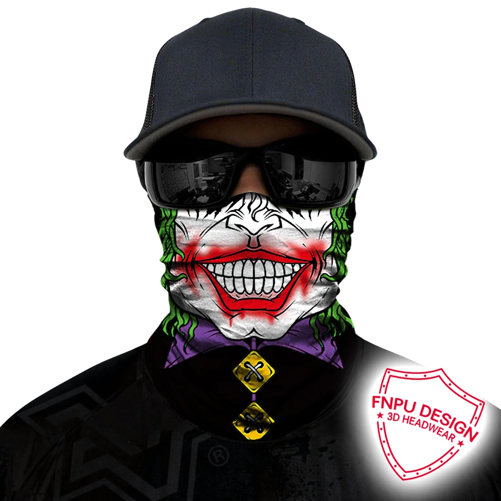 HR040699 Bandana BJMOTO хэллоуин головы Уход за кожей лица щит, реквизит Праздничный макияж маска милые Косплэй бандана для взрослых ездить теплый шарф ветронепроницаемый подшлемник - Цвет: HR040699 Bandana