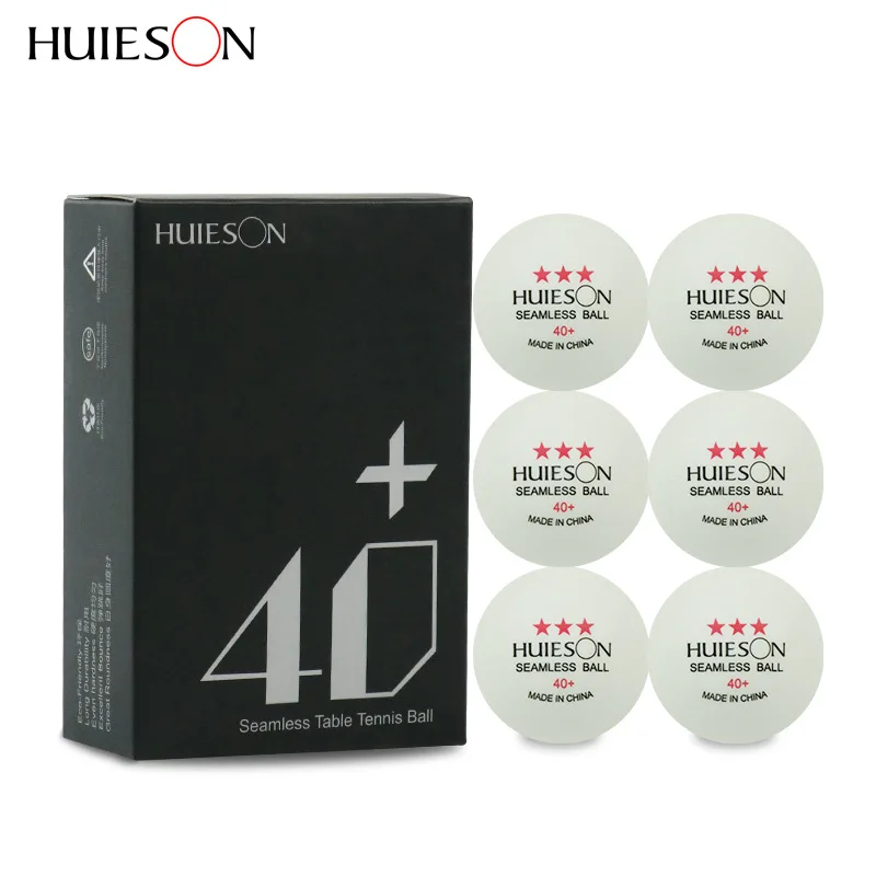 6 шт./кор. бесшовные Пластик мячи для настольного тенниса 40+ 2,8g поли шарики для пинг понга для игры в настольный теннис клуб тренировок новое поступление