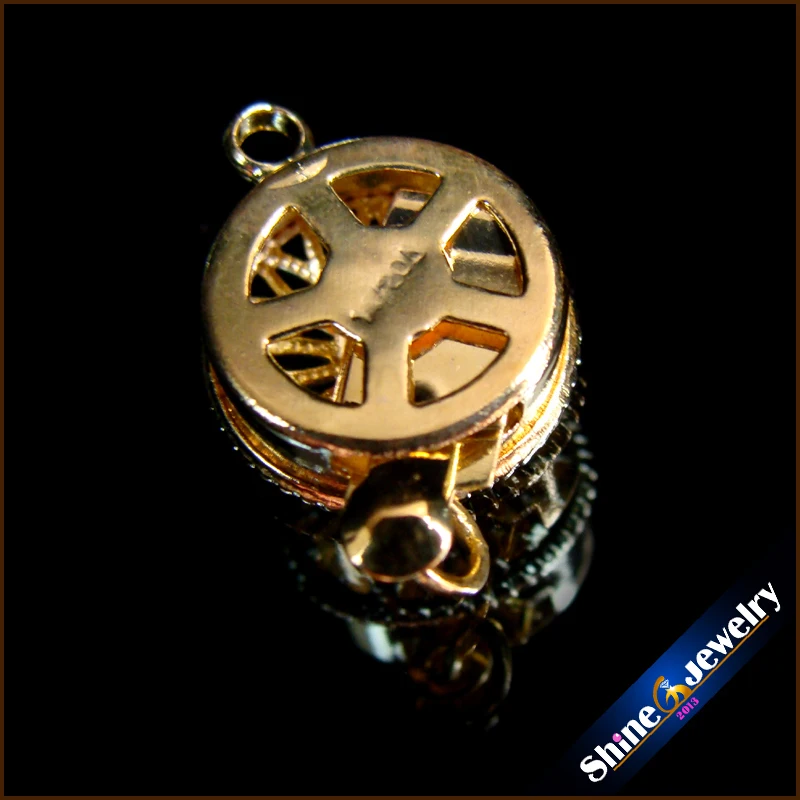 Застежка для ювелирных изделий с серебряным покрытием/желтым золотом