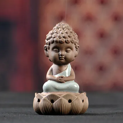 WIZAMONY горячая распродажа Новое поступление Longquan Celadon Будда благовония горелка из