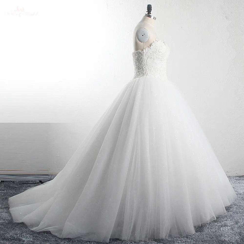 Элегантное фатиновое бальное платье RSW1511 с милым вырезом горловины Robe De Mariee Princesse