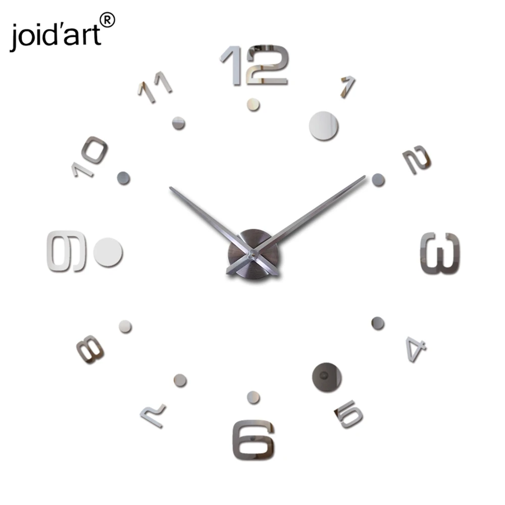 2019 New Vintage Wall Clock Modern Design Large Diy Acrylic Clocks Horloge Murale Quartz Watch 3d Stickers Brief Living Room|watch heart rate