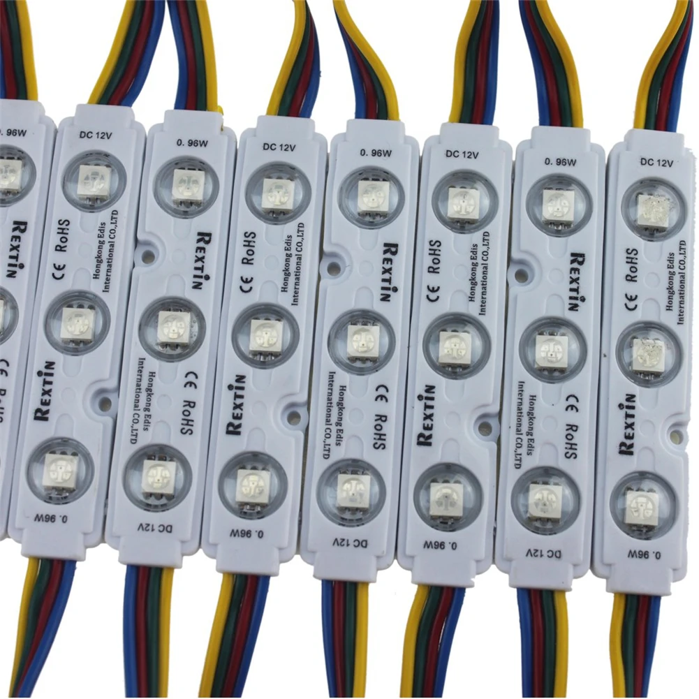 10 шт. DC12V 3 светодиодный модуль 5730 Знак дизайн светодиодный модуль инжекторный светодиодные полосы света