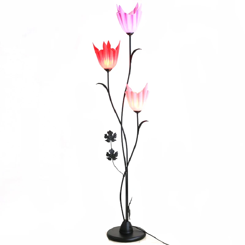 American modern flower shape acrylic shade coffee table living room bedroom clothing store fashion LED floor lamp | Лампы и освещение
