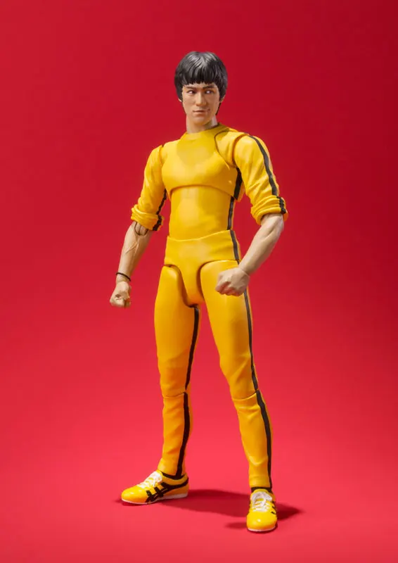 Оригинальная фигурка BANDAI Tamashii Nation S.H. Фигуртс/SHF Брюс Ли (Желтый спортивный