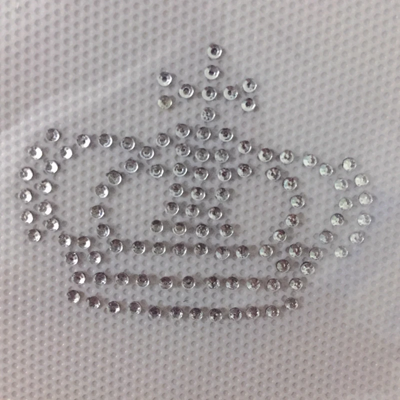 10 шт./лот Корона небольшого размера с помощью утюга Хрустальный переводной мотив