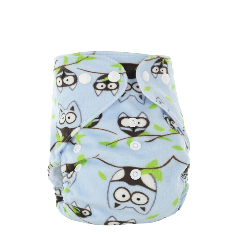 [Pororo] 2019 многоразовые мягкие тканевые вкладыши в подгузники с принтом Minky 13 5*35 см