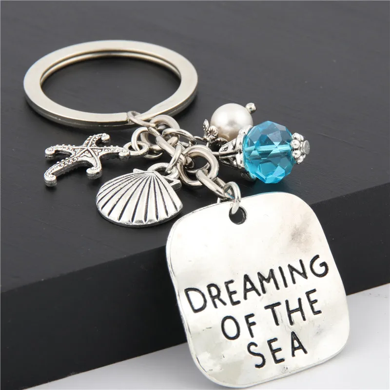 1 шт. ювелирное изделие Dream Of The Sea Starfish брелок для ключей в виде ракушки подвеска