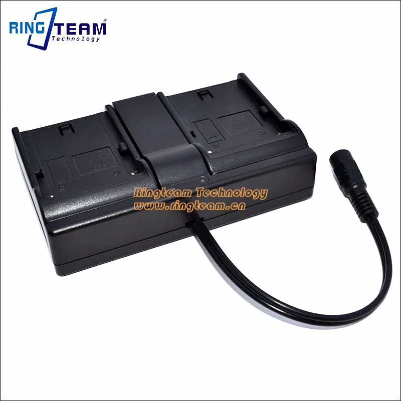 Двухканальный адаптер питания F970 + Переходник постоянного тока LPE6 DRE6 DR E6 для