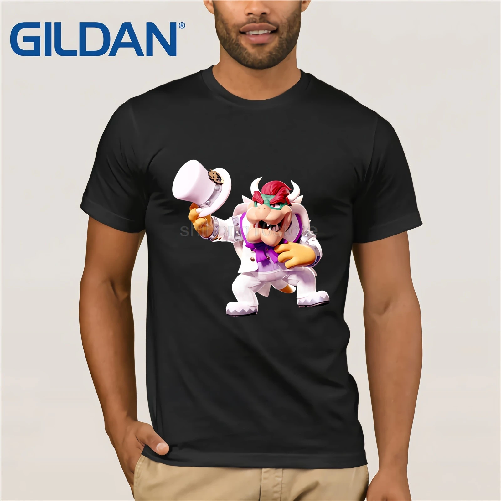 Горячая игра персонаж Cappy Goomba Марио черепаха Got Swagger Мужская хлопковая футболка