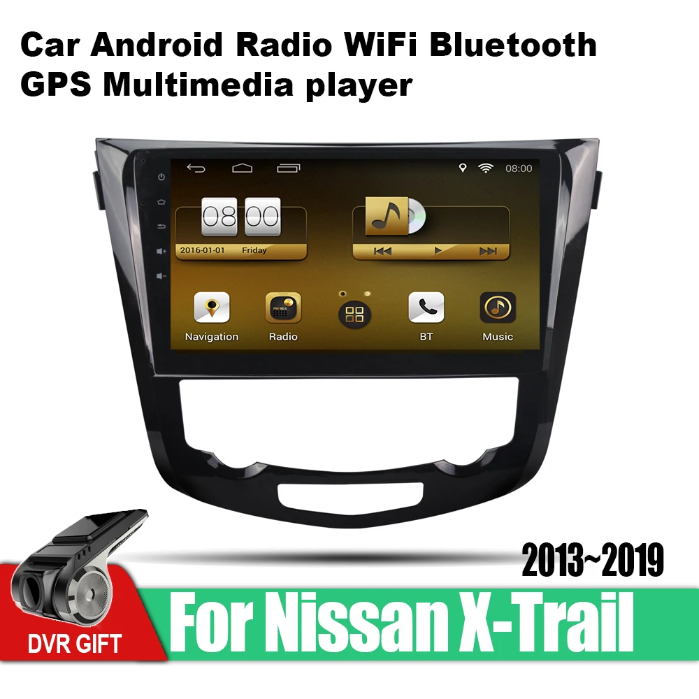 Автомобильный мультимедийный плеер ZaiXi Android GPS для Nissan X Trail 2013 ~ 2019 автомобильная
