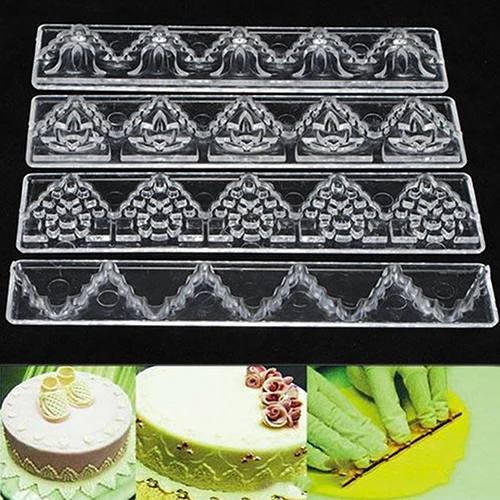 4 шт./компл. инструмент для украшения тортов из мастики|decorating tools|mold cuttercake lace |