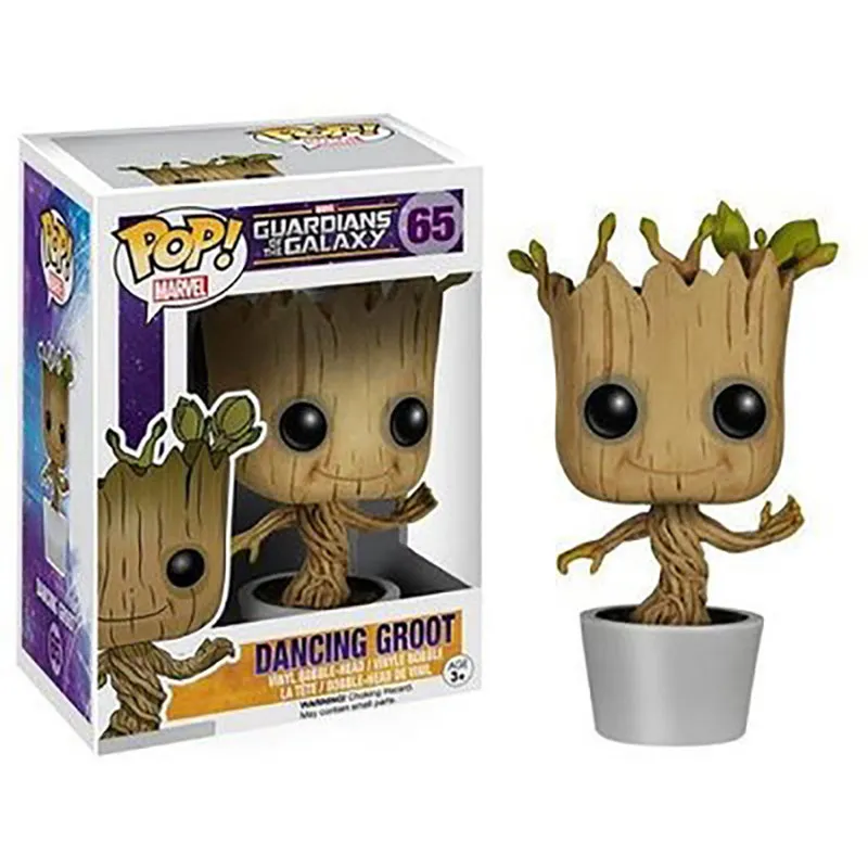 Funko pop Marvel стражи Галактики Grootted Мстители Endgame Groots фигурку Коллекция Модель игрушечные лошадки для детский подарок