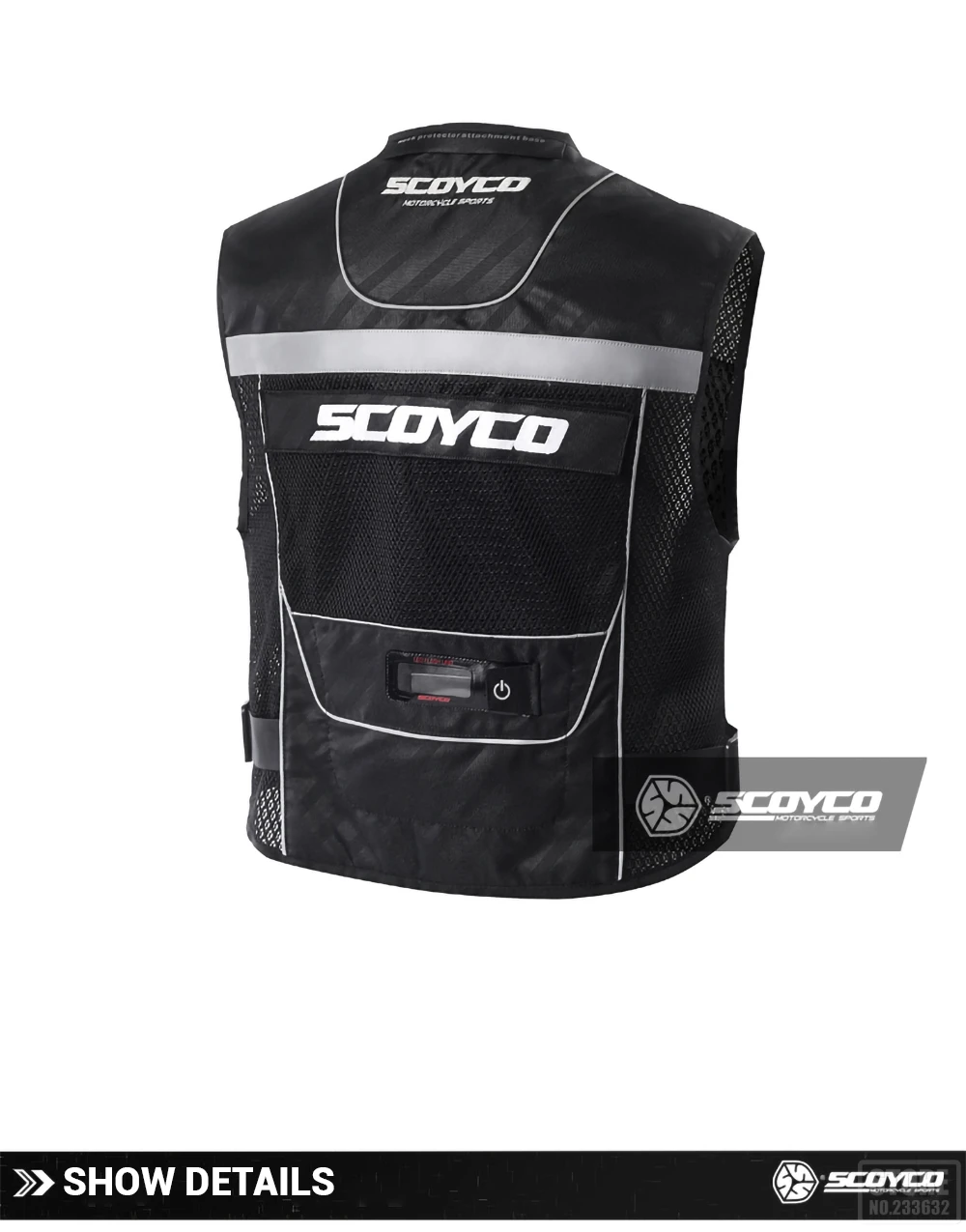 SCOYCO мотоциклетная куртка защитная Экипировка Chaqueta Moto куртка Светоотражающая летняя мотокроссная бездорожье гоночный жилет с защитой
