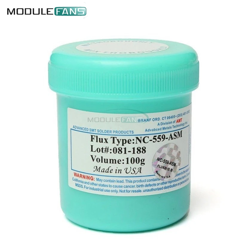 Паста NC 559 ASM 100 г этилированный Бесплатная паяльная сварочная паста BGA PCB SMT IC