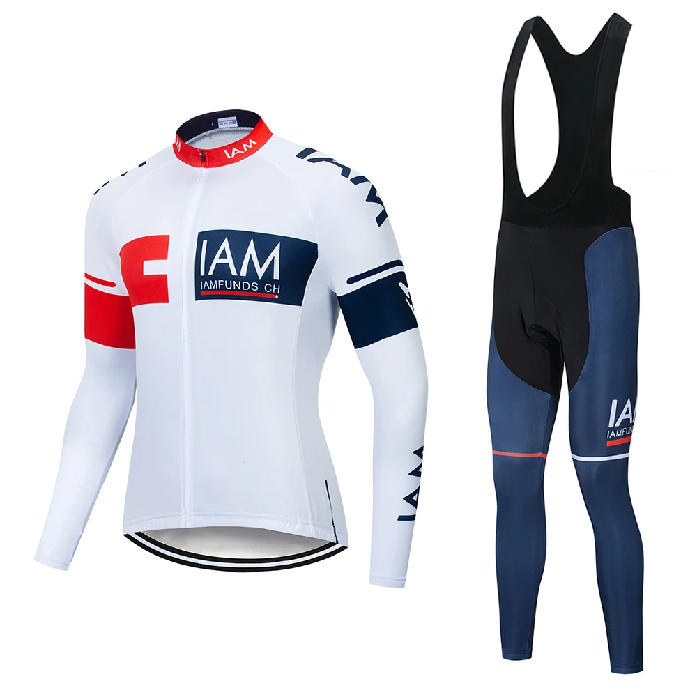 Мужская спортивная одежда для велоспорта IAM Pro team с длинным рукавом дышащая
