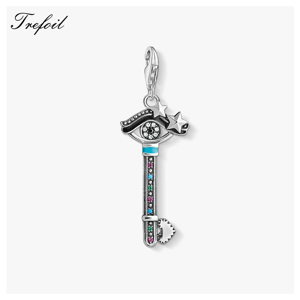 Подвеска ключ к сердцу модное ювелирное изделие из серебра 2019 пробы трендовый