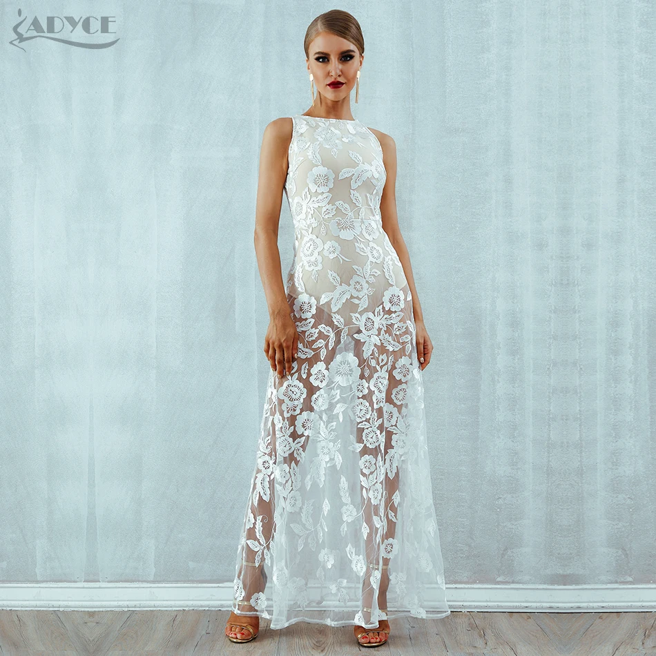 ADYCE летнее женское облегающее Бандажное платье Vestidos Verano 2019 Новое сексуальное