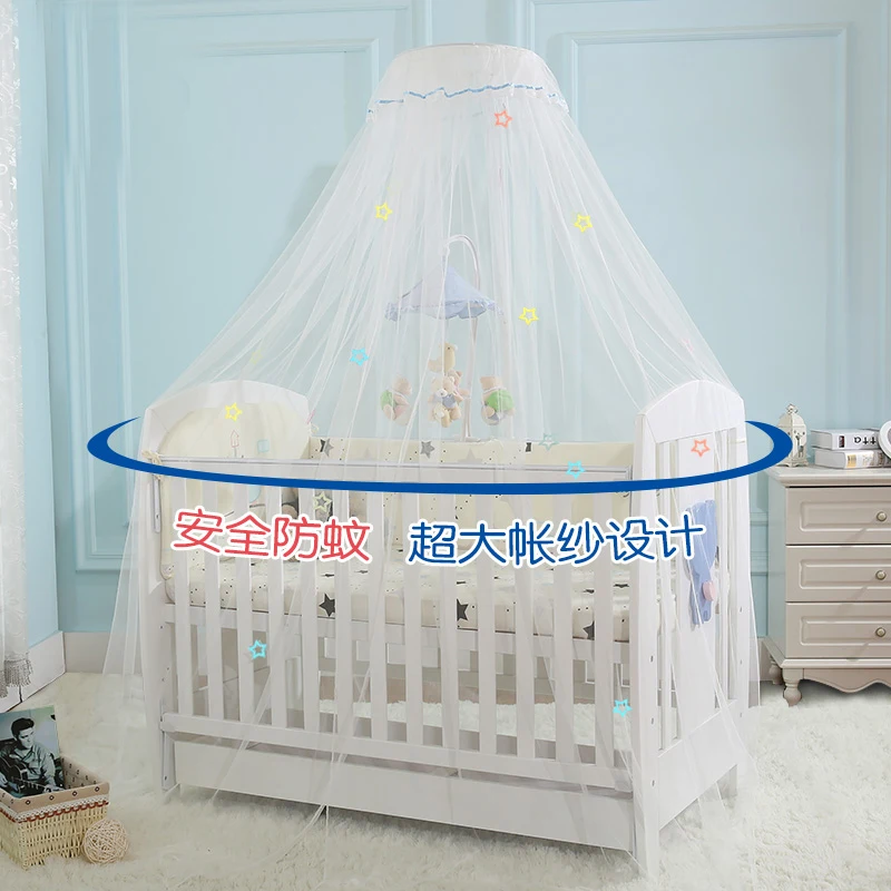 Современный стильный круглый купольная москитная сетка для детской кроватки