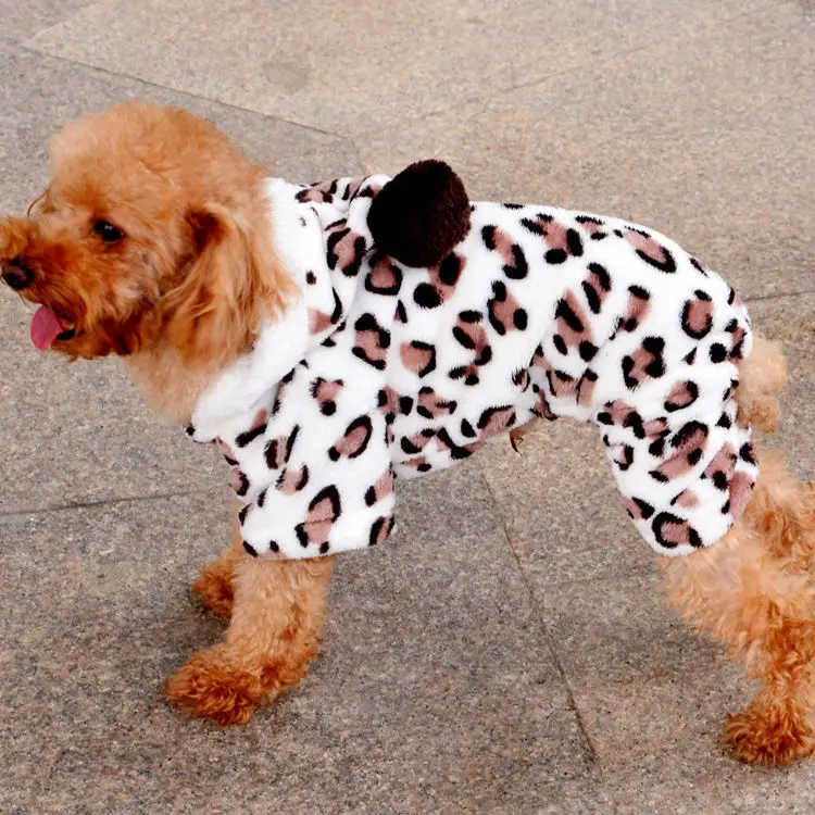 Горячая Распродажа фланелевые пижамы для собак мягкая одежда плюшевая Одежда