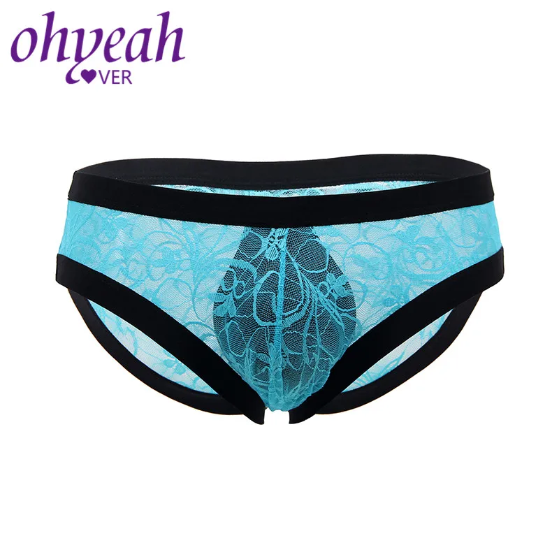 Сексуальные кружевные мужские комбинации Ohyeahlover мужское Прозрачное нижнее белье