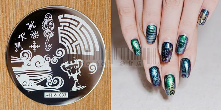 20 шт Новый дизайн ногтей штамповка шаблон изображения пластины HEHE серии (25 36) ***