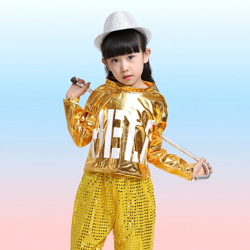 

hildren's costumes Children's hip-hop jazz dance hiphop hip hop dance performance clothing children clothing girls