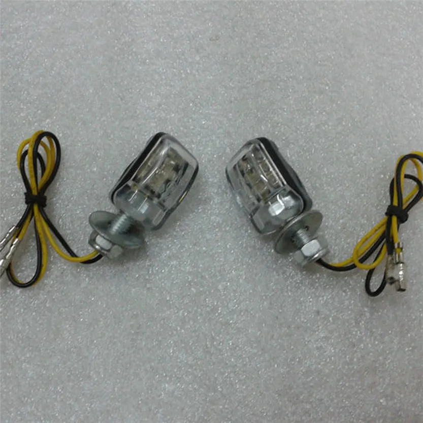 Новинка 2019 хит 2X 6LED мотоциклетные мини янтарные сигнальные огни мигалка