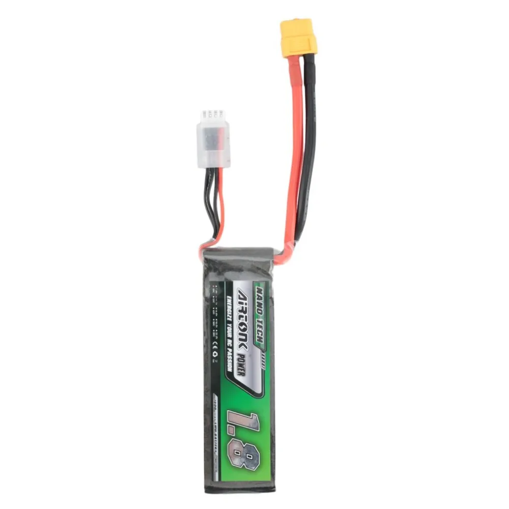 Airtonk Power 11.1V 1800mAh 30C 3s 1P Lipo Battery XT60 Plug Rechargeable for RC Racing Drone Quadcopter Helicopter Car Boat | Игрушки и