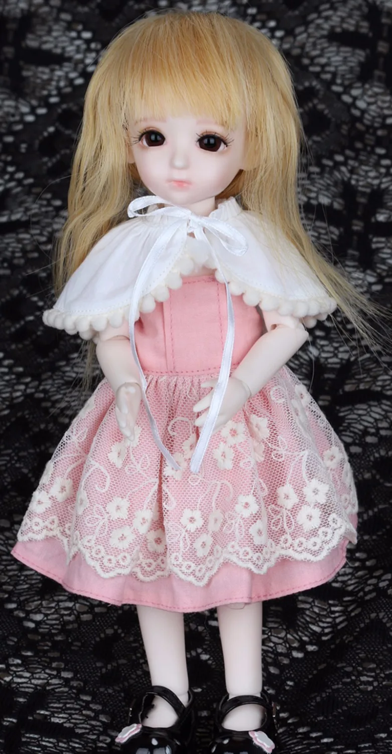Бесплатная доставка 1/3 1/4 1/6 BJD SD Кукольное платье Одежда модное с кружевом для