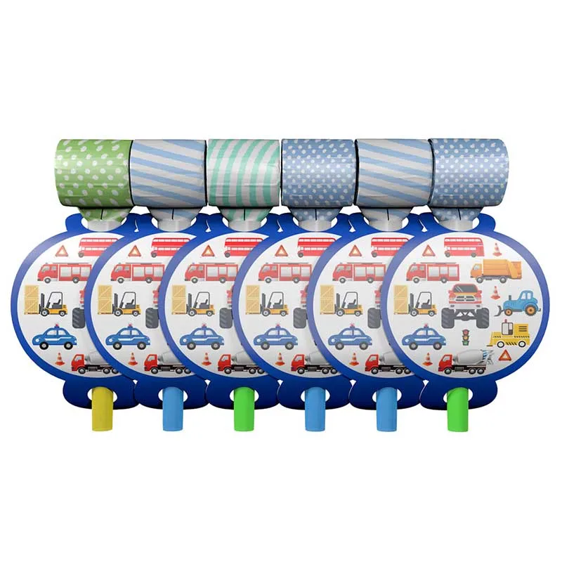 Новые Мультяшные инженерные Декорации для автомобиля Детские Одноразовые