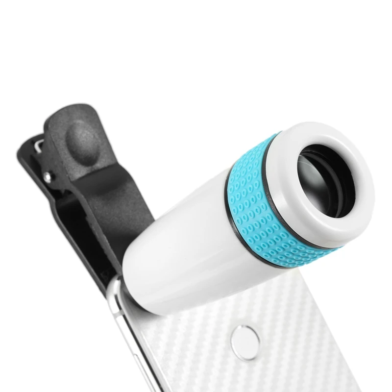 Универсальный телескоп с оптическим зумом 12x телеобъектив клипсой для