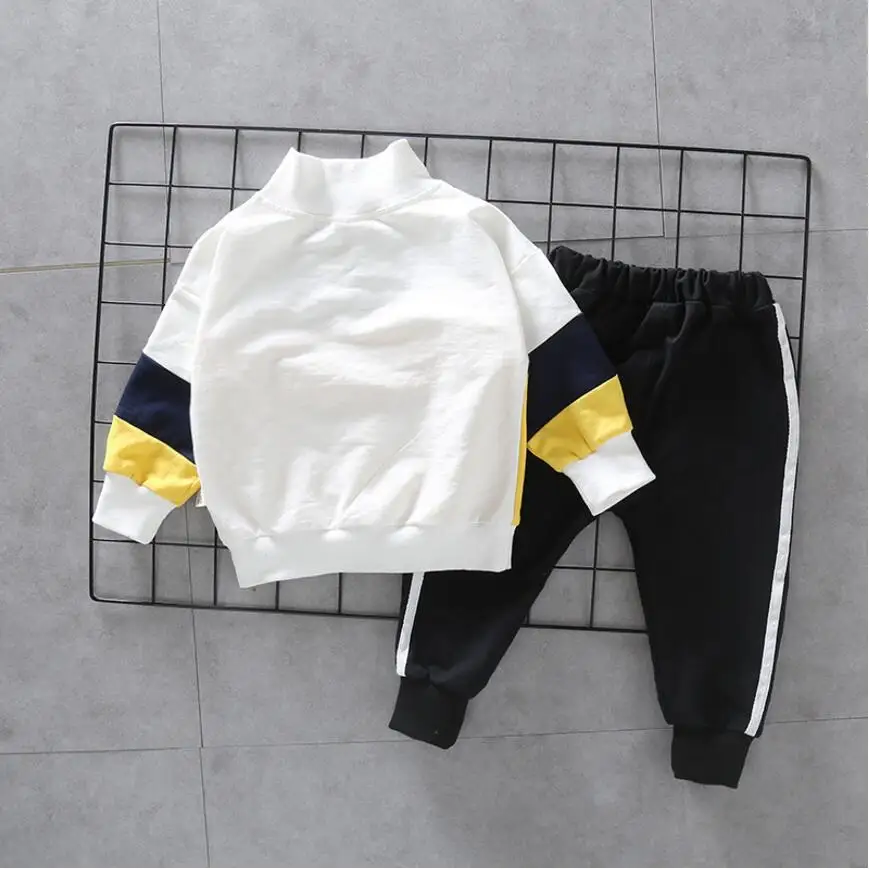 2019 new Spring Autumn Boys Sports Clothes Tracksuit Suits for Toddler Baby Boy Girls Casual Set Outfits 1-4 yrs |