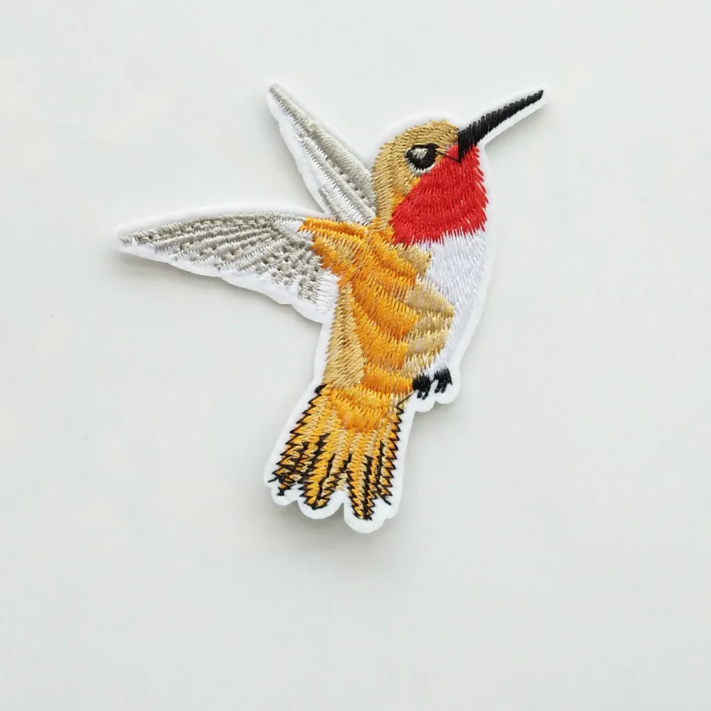 1 шт. аппликация в виде птицы вышитое железо на милые нашивки Значки для одежды