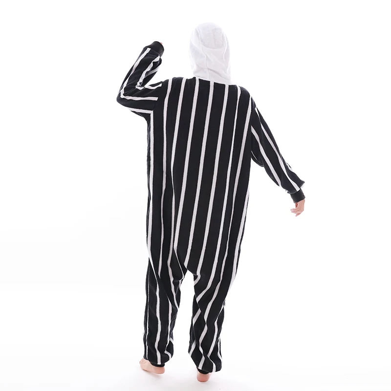 HKSNG взрослых Хэллоуин Kigurumi костюмы скелетов Джек Скеллингтон пижамы череп