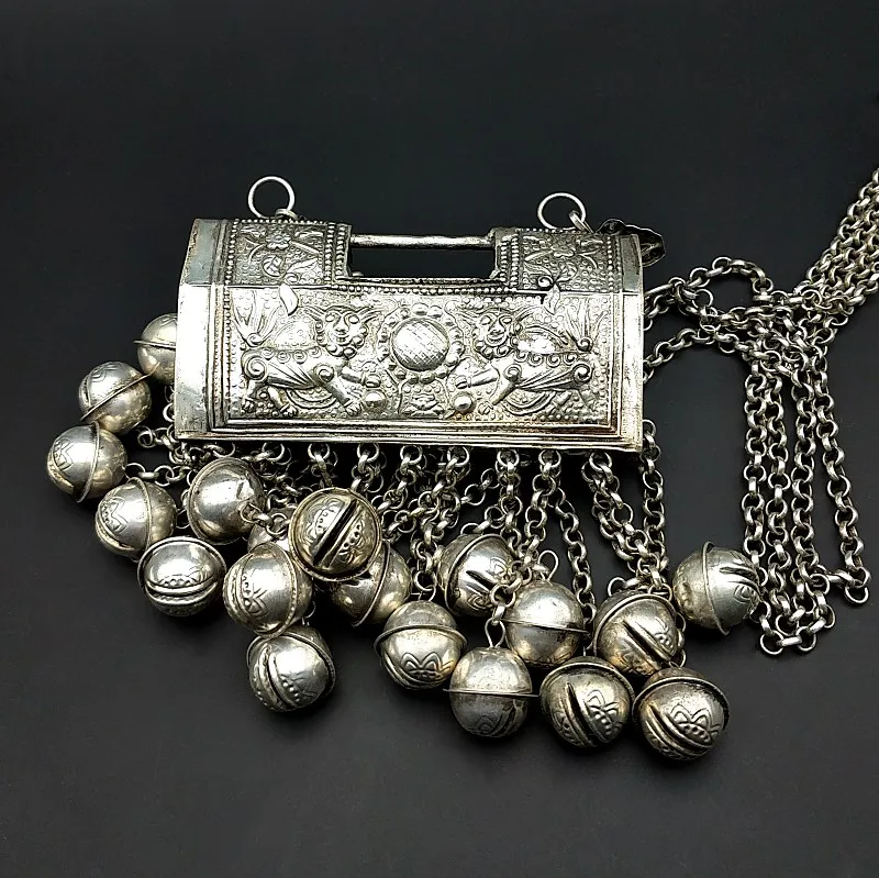 Лидер продаж новые серебряные воротники Miao ручной работы хореографическое