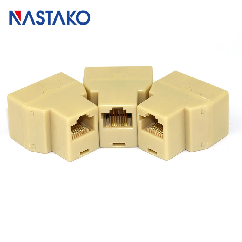5 шт. CAT5 Cat5e RJ45 Сплиттер разъем Cat5 кабель сплиттер адаптер 8Pin сетевой модульный