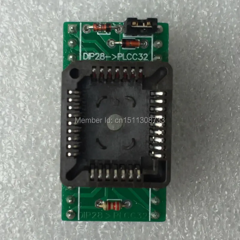Адаптер PLCC32 DIP28 переходник розетка IC для универсального программатора TL866 G540 TOP