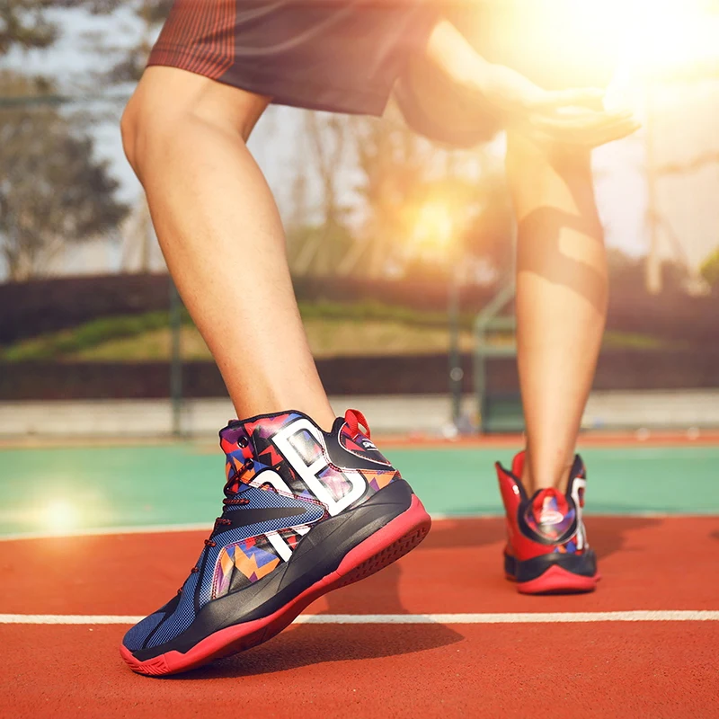 Высокое качество Мужские Baaketball Обувь Zapatillas Basquetball Hombre уличные удобные баскетбольные ботинки мужские кроссовки спортивная обувь