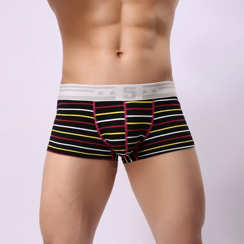 Мужское нижнее белье хлопковые трусы боксеры с мешочком шорты Calzoncillos Hombre Cueca