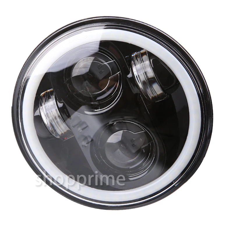 

5.75" LED Headlight High/Low Beam 5 3/4' LED Headlamp Driving Light for Motorcycle Projector Headlights