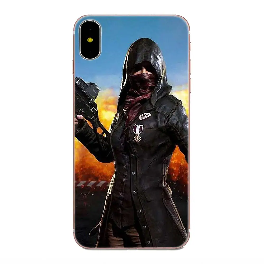 Мягкий Силиконовый ТПУ прозрачный узор PUBG игра Мода для Xiaomi Redmi Mi Note 7 8 9 SE Pro Lite Go Play