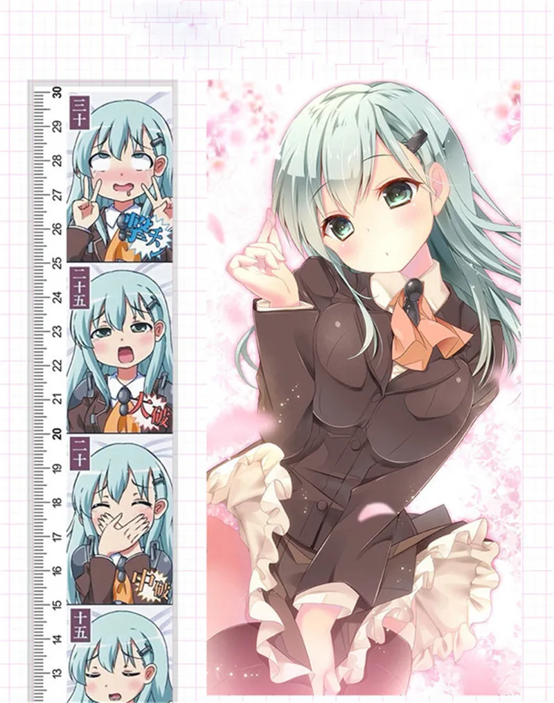 Аниме Kantai Коллекция Kancolle Premium Suzuya Dakimakura Fubuki Dakimakura измерительная линейка Хэллоуин косплей линейка