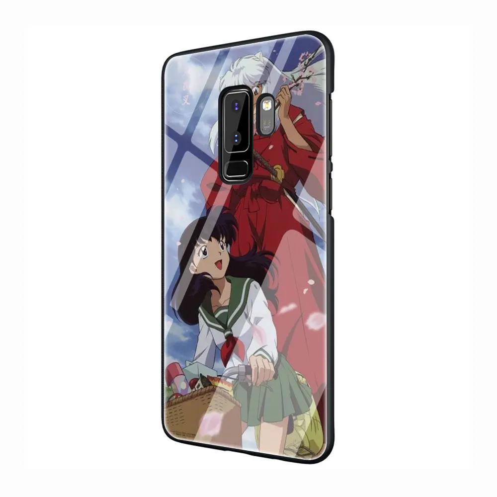 G5 Inuyasha Аниме закаленное Стекло Телефон чехол для Galaxy S7 edge S8 9 10 Plus, Note 8, 9, 10, A10 20 30 40 50 60 70 - Цвет: G5
